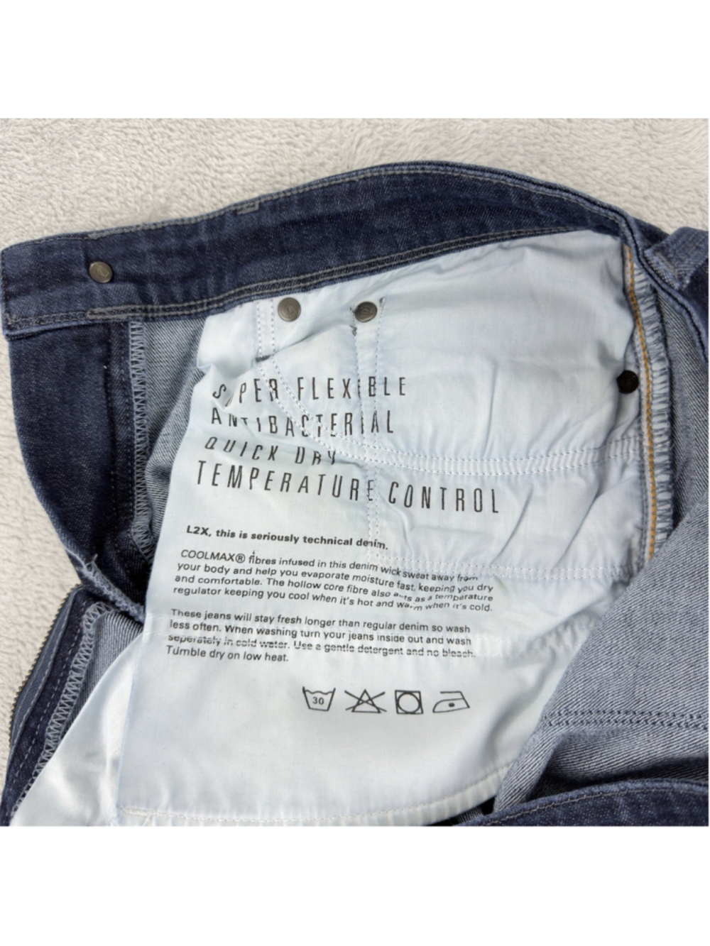 DU/ER Mens Size 32x30 Slim Fit Denim Jeans - Picture 9 of 12